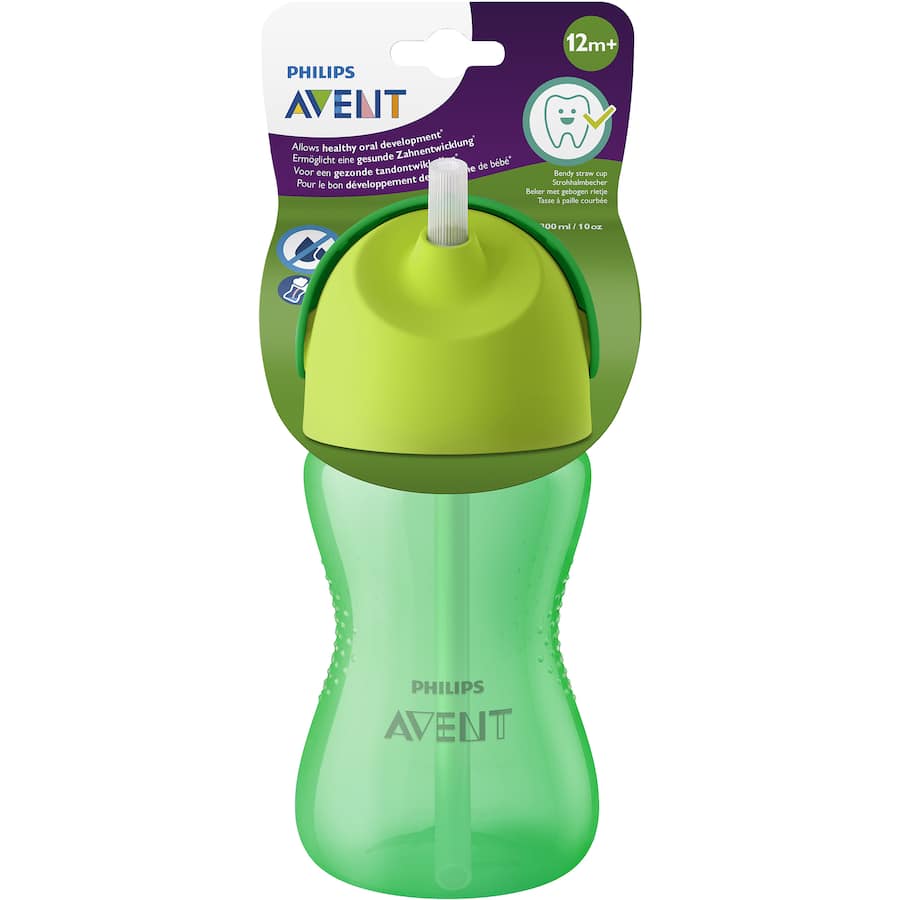 Philips Avent Baby Drinking Cup Bendy Straw 300mL