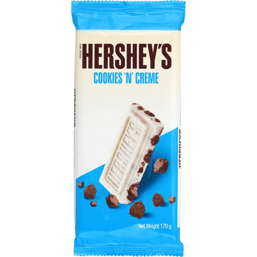 Hershey's Chocolate Block Cookies & Cream 170g