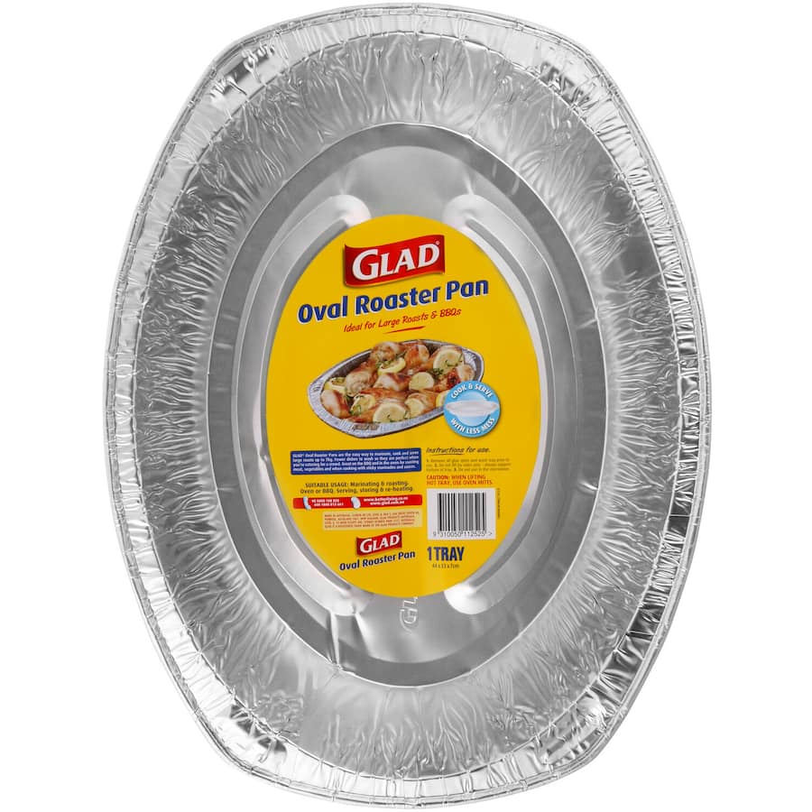 Glad Oven Roaster Oval Pan