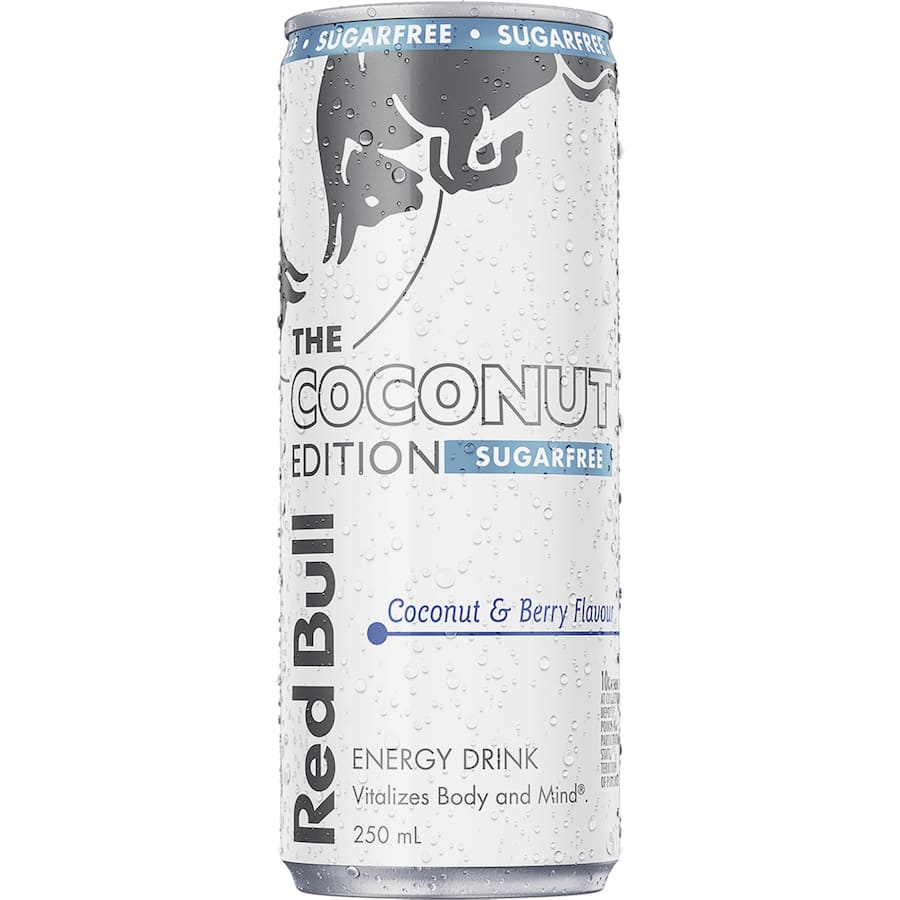 Red Bull Energy Drink Coconut Edition Sugar Free Single can 250mL