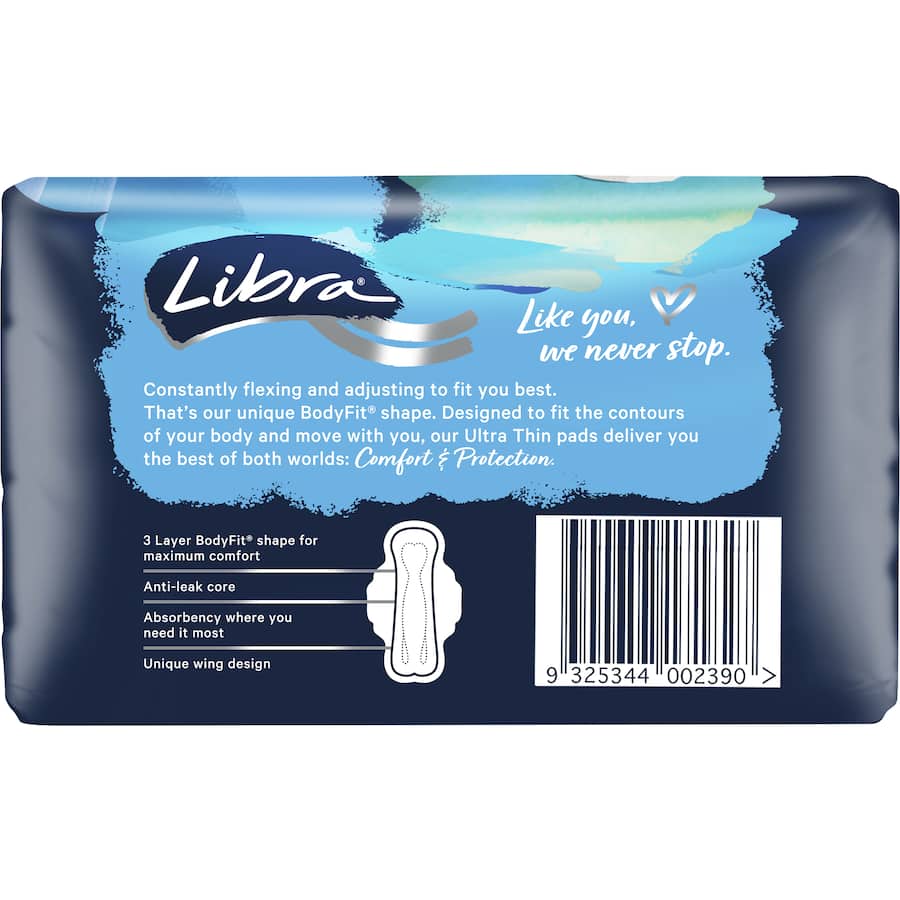 Libra Ultra Thin Pads Regular With Wings 20pack