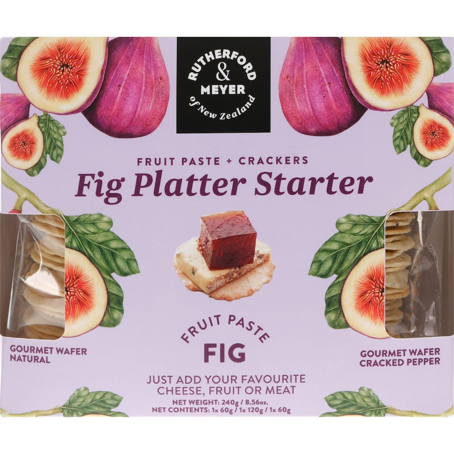 Rutherford & Meyer Crackers Fig Platter Starter