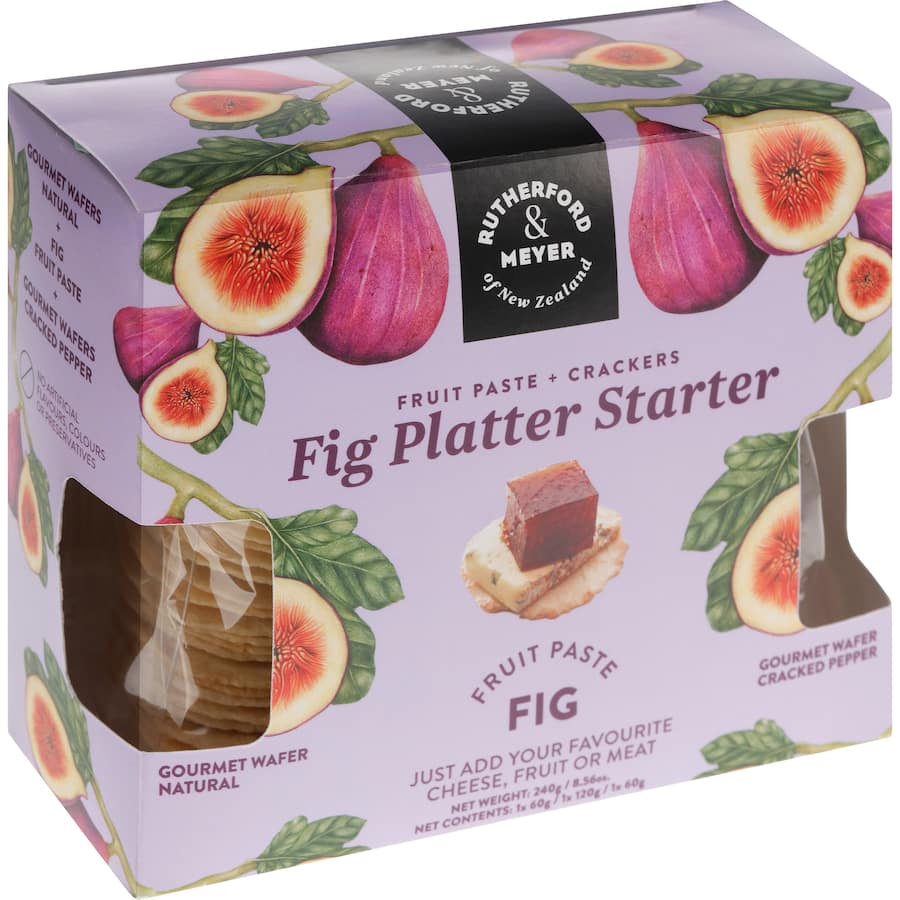 Rutherford & Meyer Crackers Fig Platter Starter