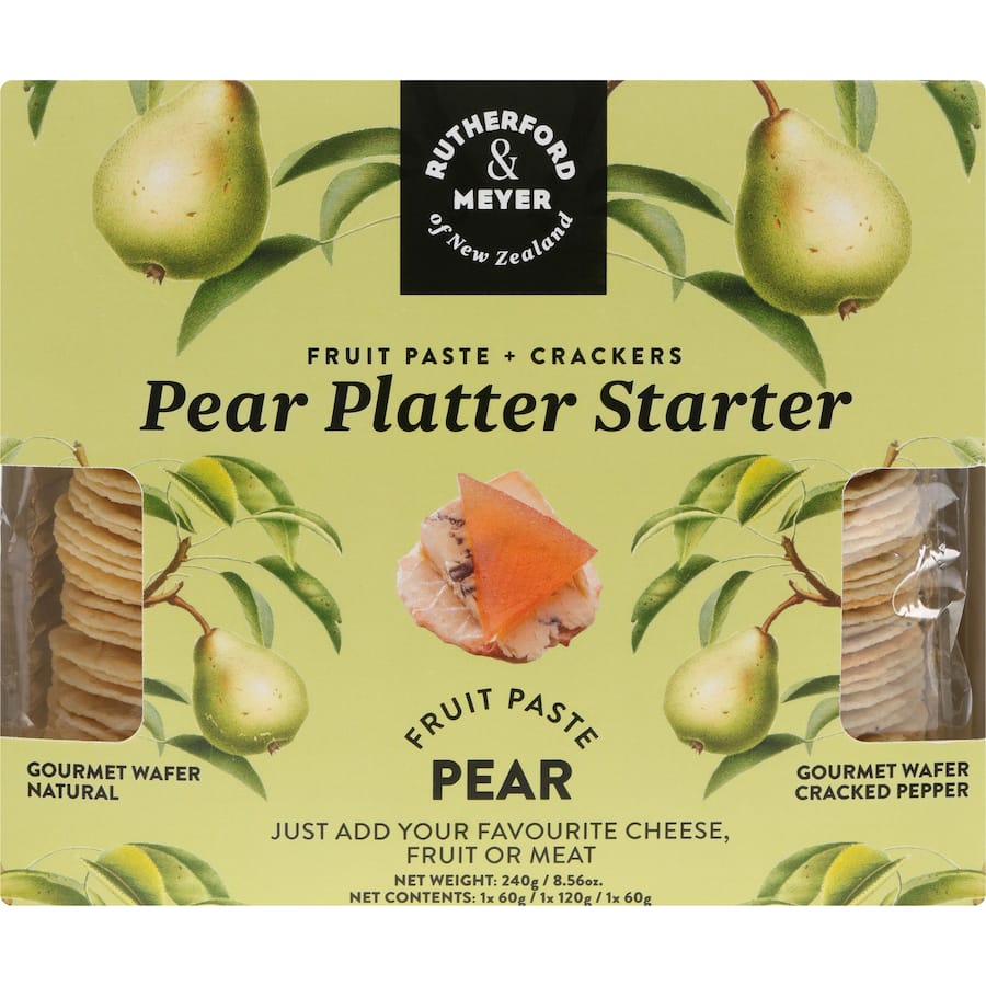 Rutherford & Meyer Crackers Pear Platter Starter