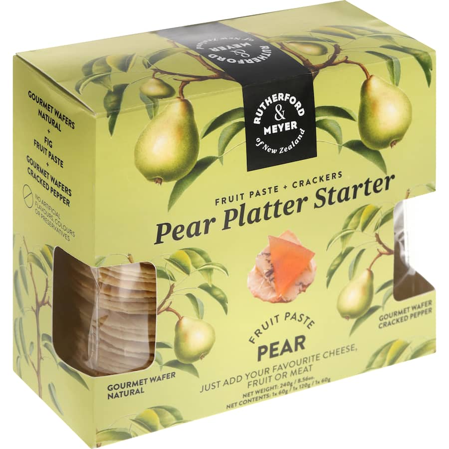 Rutherford & Meyer Crackers Pear Platter Starter