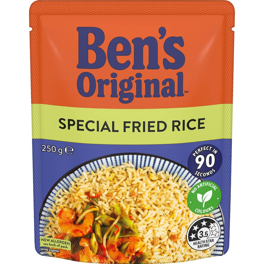 Bens Original Microwave Rice Special Fried Rice 250g
