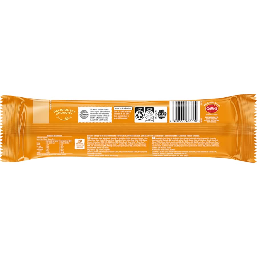 Crumble Biscuits Chocolate Honey Comb 165g