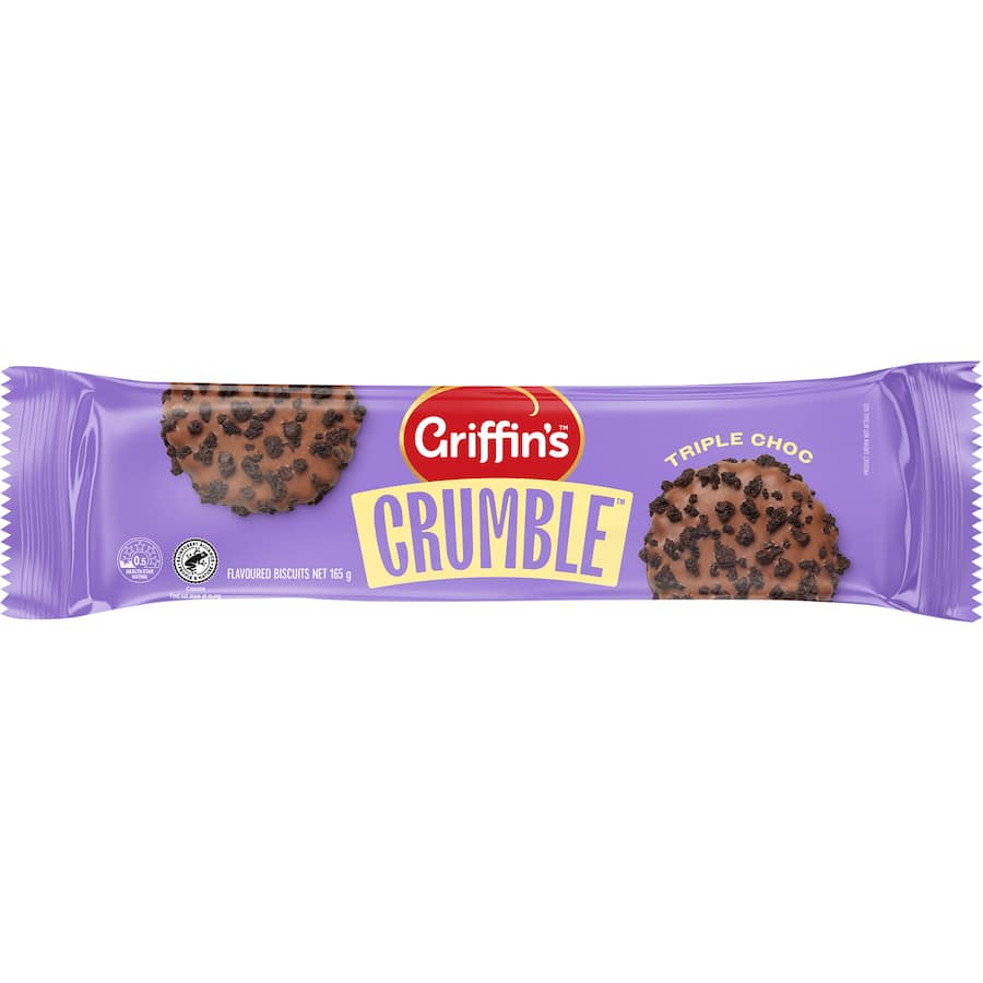 Crumble Biscuits Triple Chocolate 165g