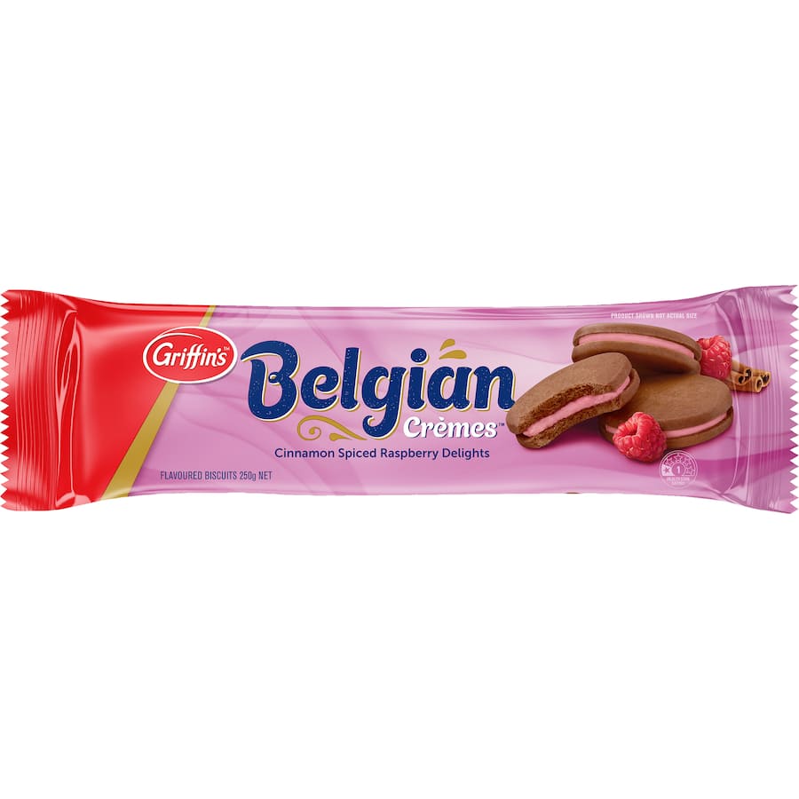 Griffins Creme Filled Belgian Pkt 250g