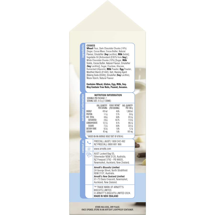 Arnotts Softbake Cookies Double Chocolate 150g