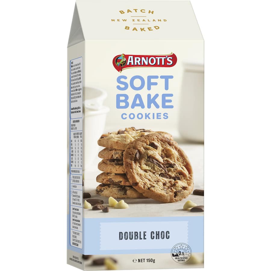 Arnotts Softbake Cookies Double Chocolate 150g