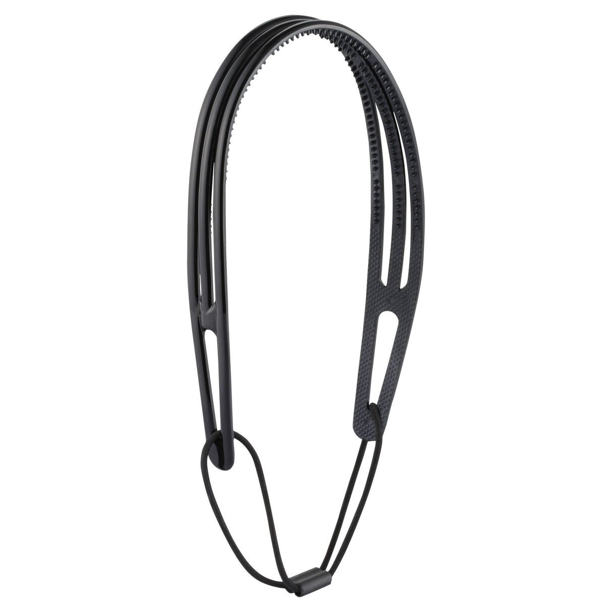 Lady Jayne Flexi Band in black and tortoise shell, designed for comfortable, secure all-day hair styling.