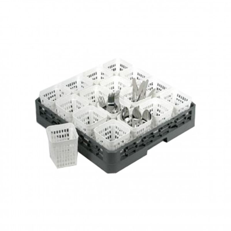 Unica Washrack – Flatware Holder White 108x108x138mm