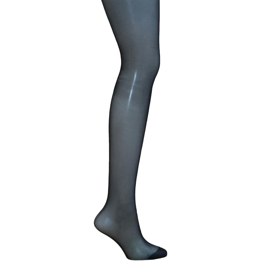Stepout Sheer Tights Curvy Black 15d 50g
