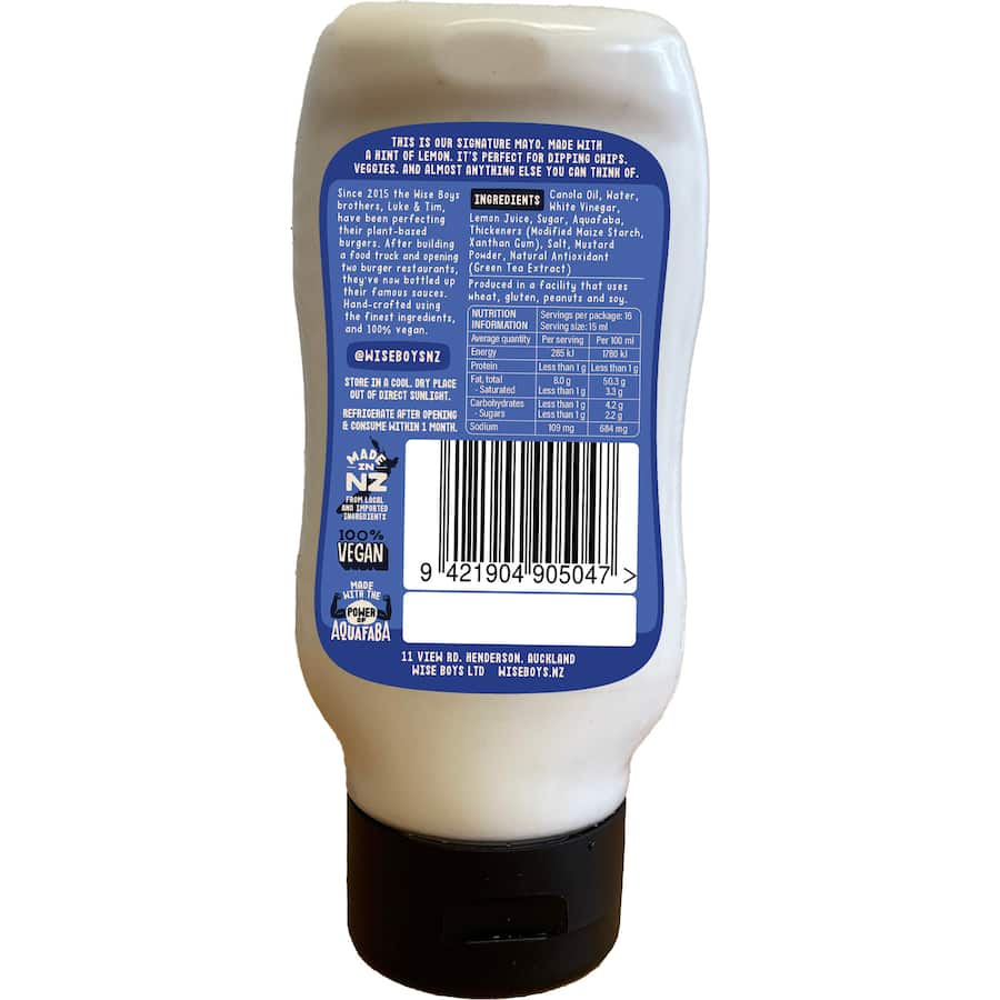 Wise Boys Mayonnaise Squeezy 250mL