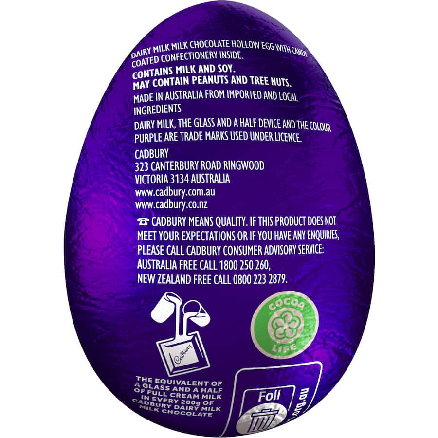Cadbury Dairy Milk Chocolate Egg Humpty Dumpty Each 25g