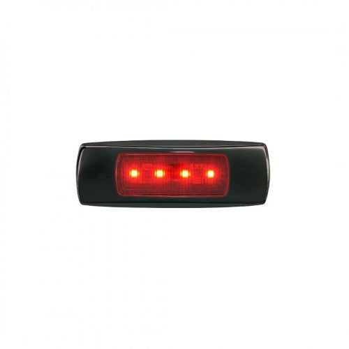 9-33V MDL68 LED REAR END OUTLINE MARKER RED 0.5M BLACK - NARVA