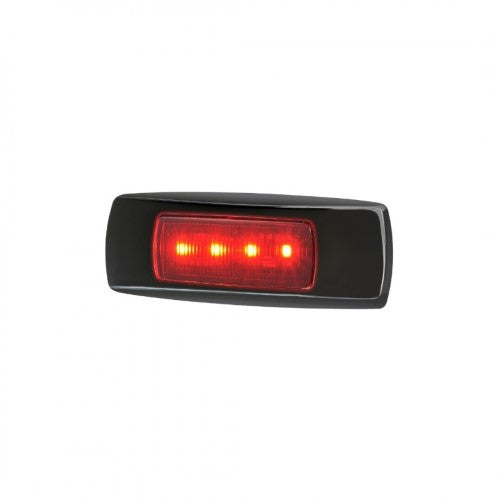 9-33V MDL68 LED REAR END OUTLINE MARKER RED 0.5M BLACK - NARVA
