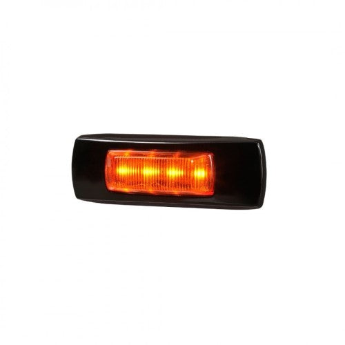 9-33V MDL68 LED SIDE DIRECTIONAL INDICATOR AMBER 0.5M BLACK - NARVA