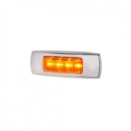 9-33V MDL68 LED SIDE DIRECTIONAL INDICATOR AMBER 0.5M CHROME - NARVA