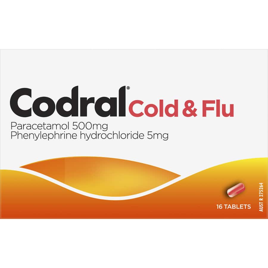 Codral Cold & Flu Decongestant 16pack