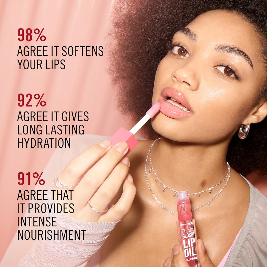 Rimmel Oh My Gloss Lip Oil Clear Cloud 4.5mL