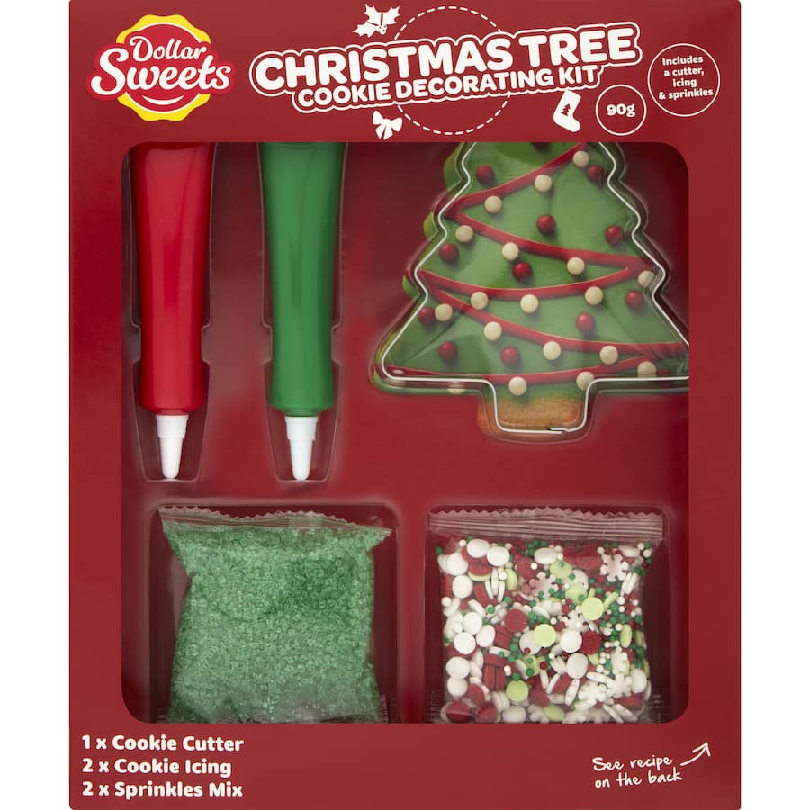 Dollar Sweets Cookie Decorating Kit Christmas Tree