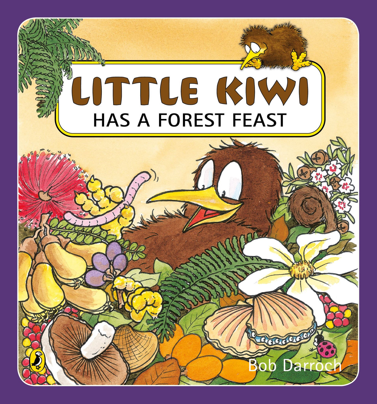 Little Kiwi Has a Forest Feast