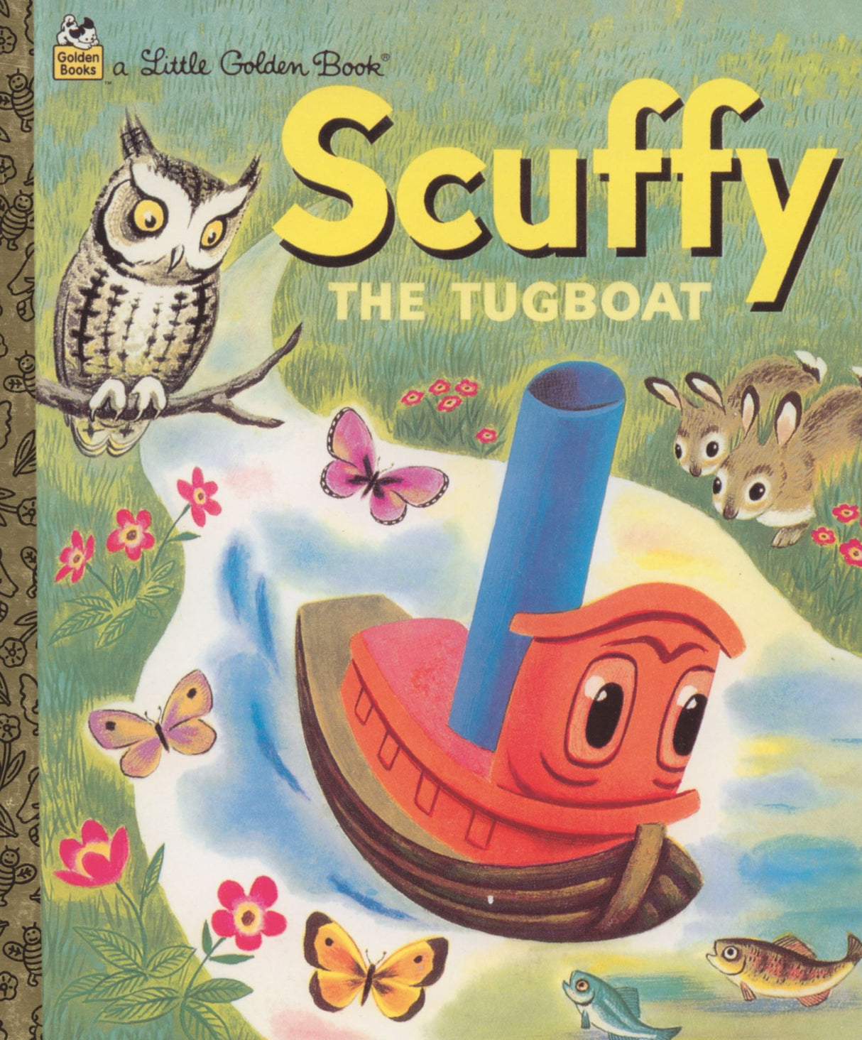 Little Golden Book - Scuffy The Tugboat And His Adventures Down The River