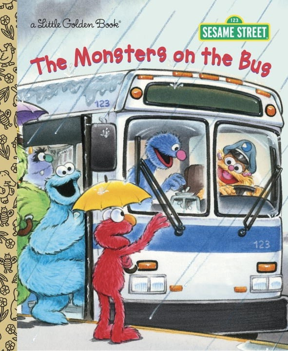 Little Golden Book - The Monsters On The Bus (Sesame Street)