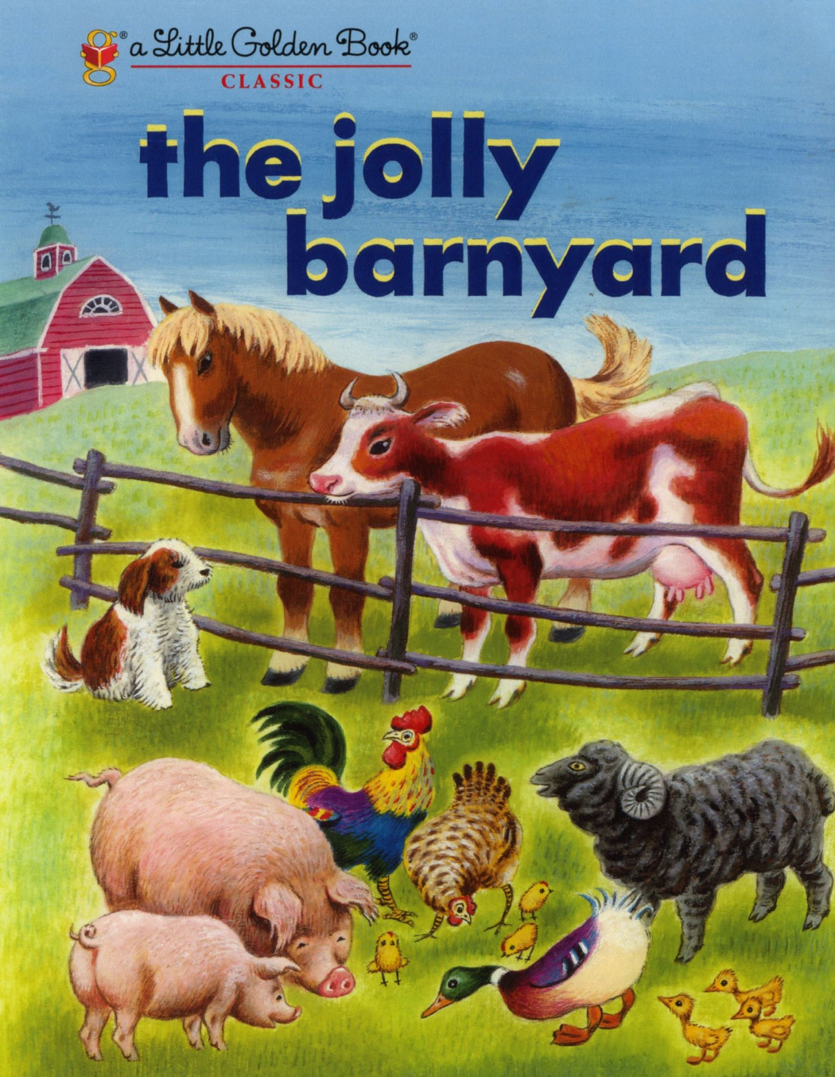 Little Golden Book - The Jolly Barnyard