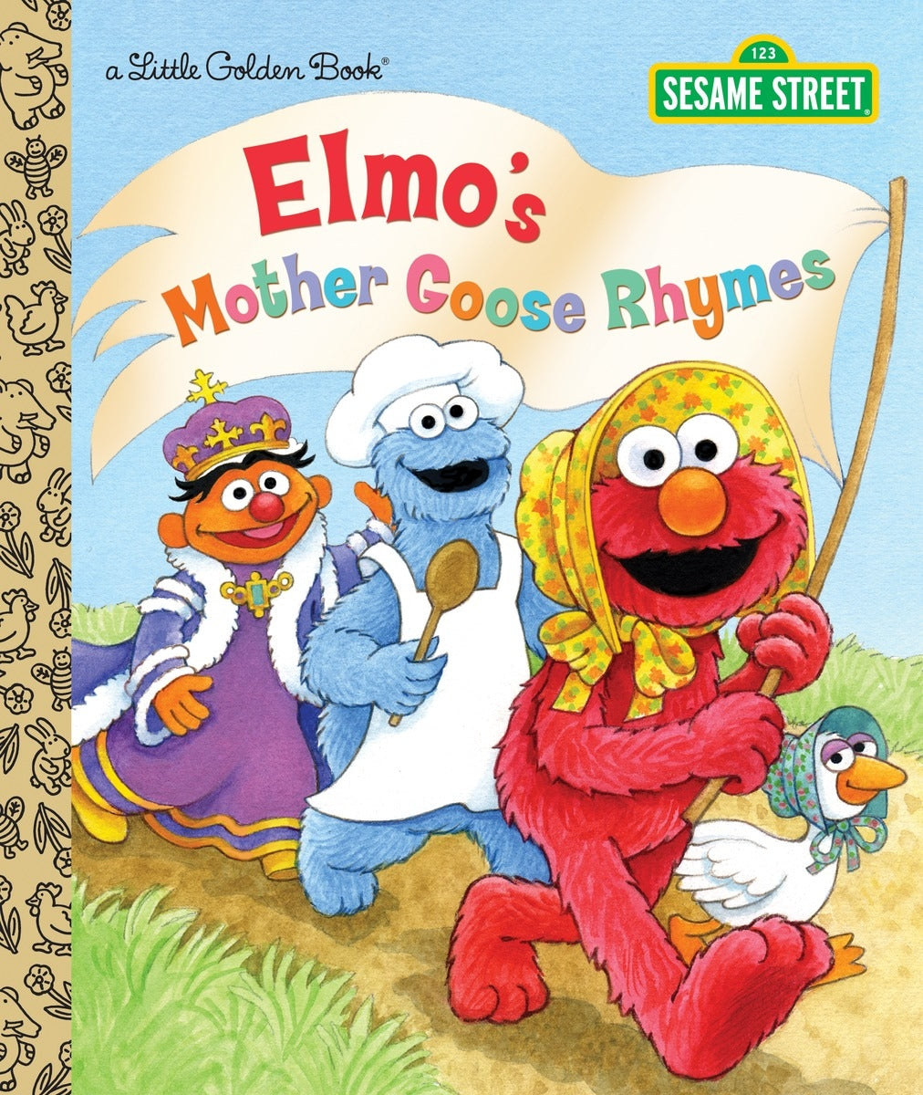 Little Golden Book - Elmo's Mother Goose Rhymes (Sesame Street)