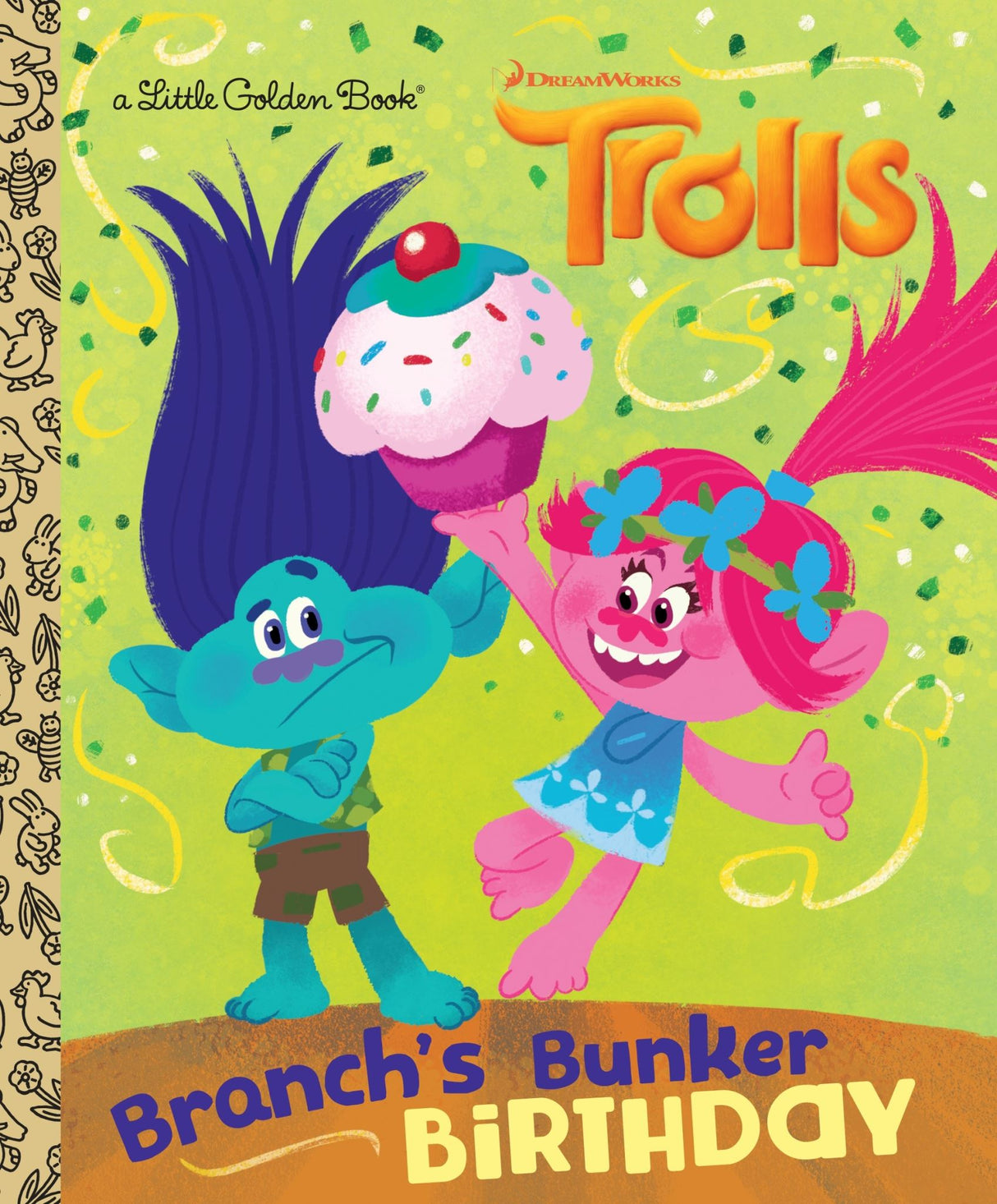 Little Golden Book - Branch's Bunker Birthday (DreamWorks Trolls)