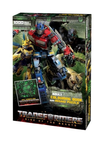 Transformers: Adult Colouring Book and Jigsaw Puzzle (Hasbro: 1000 Pieces)