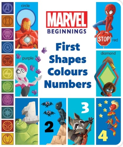 First Shapes Colours Numbers (Marvel Beginnings)