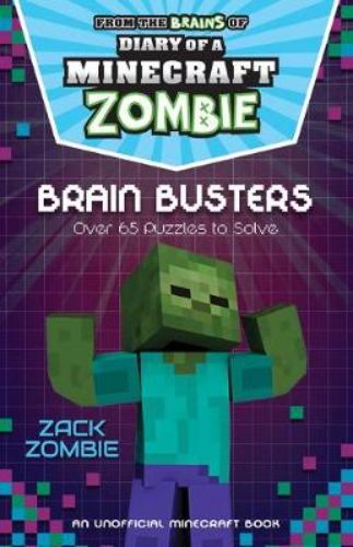 Engaging puzzle book "Zack Zombie's Mindbenders" with 65+ challenges for brain stimulation and fun for all ages.