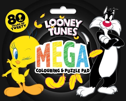 Tweety 80th Anniversary: Mega Colouring & Puzzle Pad (Looney Tunes)