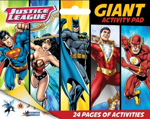 Justice League: Giant Activity Pad (Warner Bros. Featuring The Flash)