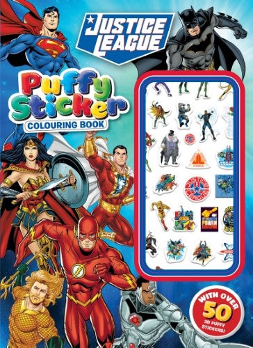 Justice League: Puffy Sticker Colouring Book (Warner Bros. Featuring The Flash)