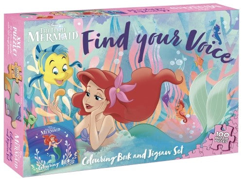 The Little Mermaid: Colouring Book and Jigsaw Set (Disney: 100 Pieces)