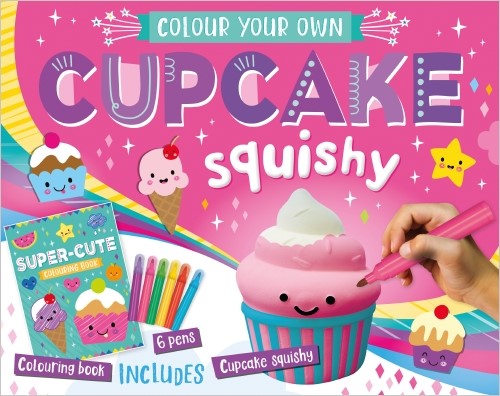 Colour Your Own Cupcake Squishy Box Set