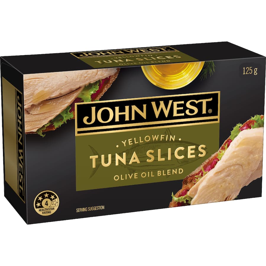 John West Tuna Slices Yellowfin In Olive Oil Single serve 125g