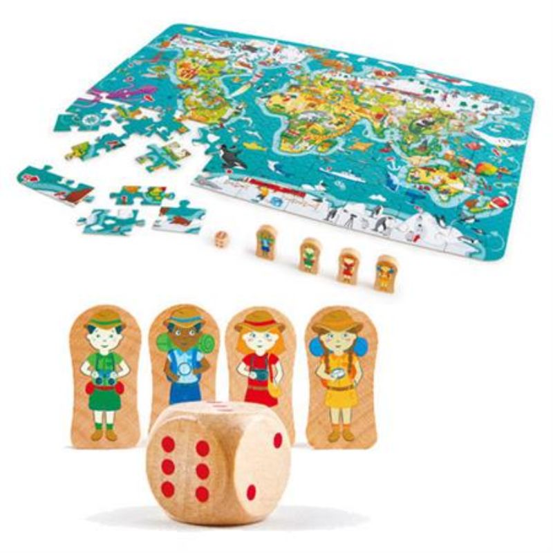 Hape 2 in1 World Map Puzzle