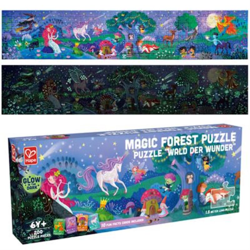 Jigsaw Puzzle - Hape Magic Forest Glowing 1.5m (200pcs)