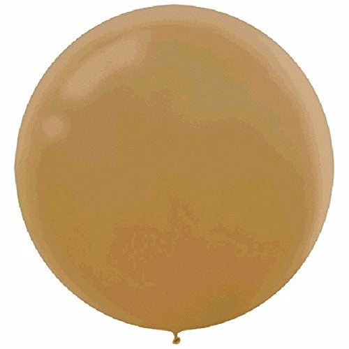 Balloons - 60cm Metallic Gold Round - Pack of 4