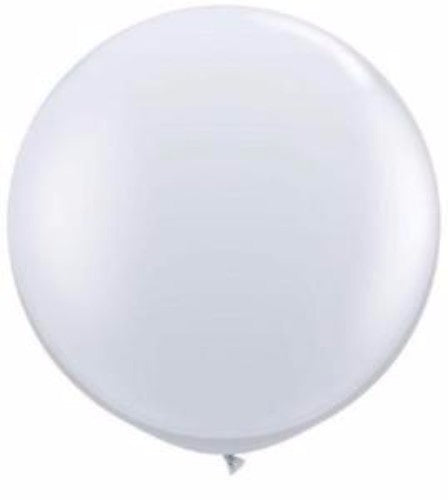 Balloons - 60cm Jewel Diamond Clear Round - Pack of 4