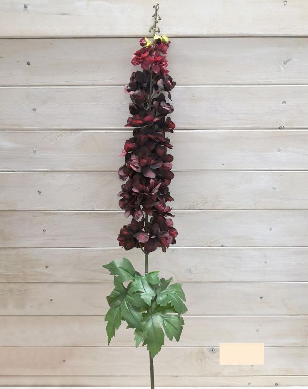 Artificial Delphinium Spray (Burgundy)