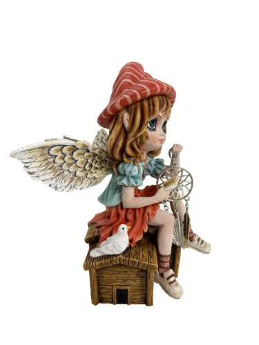 Ornament - Cute Angel with Dreamcatcher (16cm)