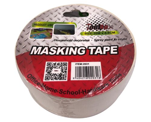 Masking Tape - 20m X 4.8cm (12 Units)