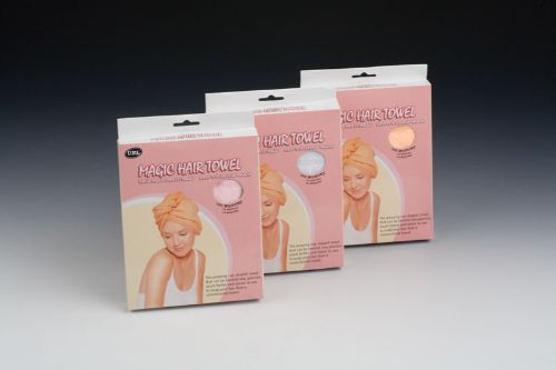 Hair Towel Wrap - Microfibre (Set Of 3 Assorted)